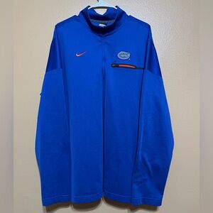 Nike Men's Florida Gators Dri-Fit Performance Quarter-Zip Pullover Jacket XXL